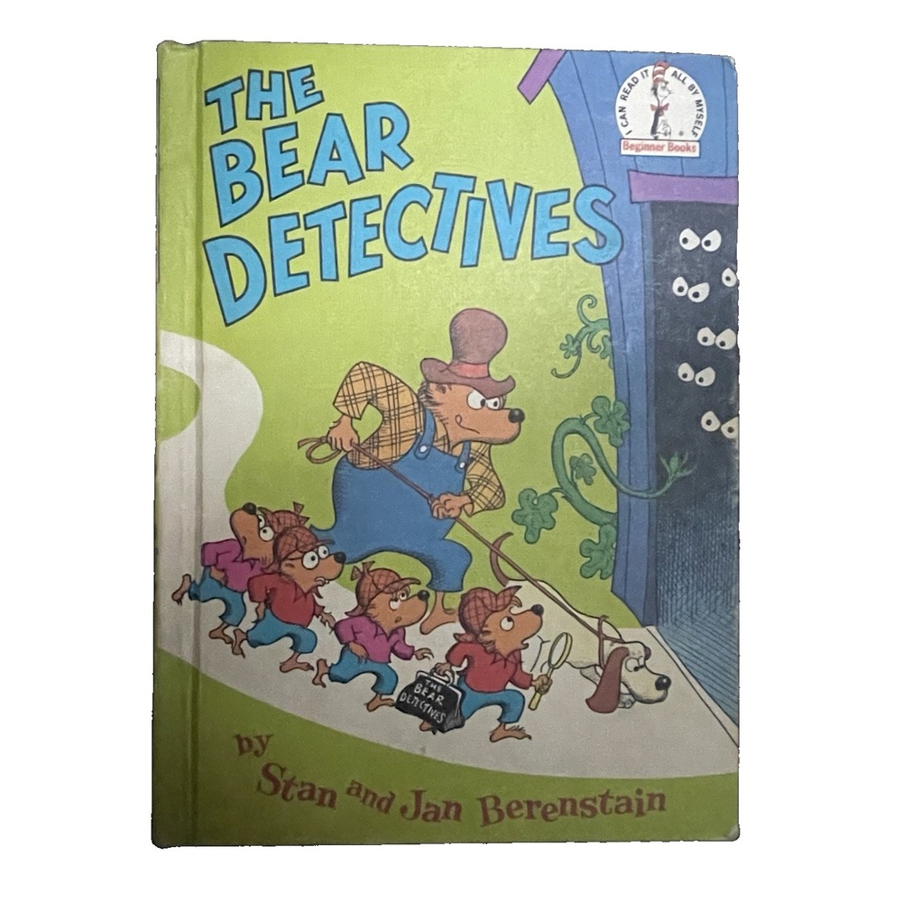 "The Bear Detectives"‎ by Stan and Jan Berenstain - Hardcover Vintage 1975